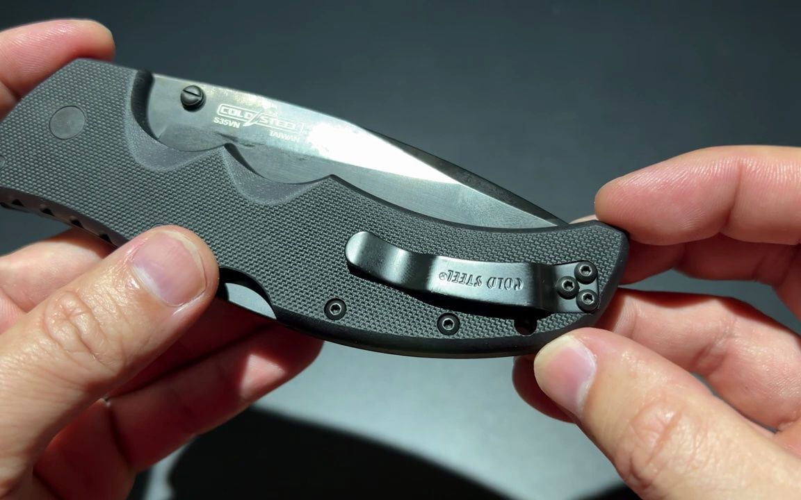 cold steel美国冷钢 27bs recon 1 spear point s35vn 矛头侦察兵折刀