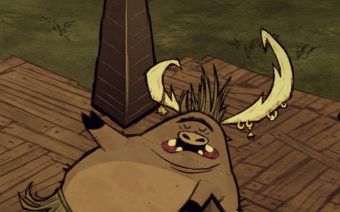 【饥荒pvp】条条卵石路通猪王,然而有人出生就在猪王令人感叹.