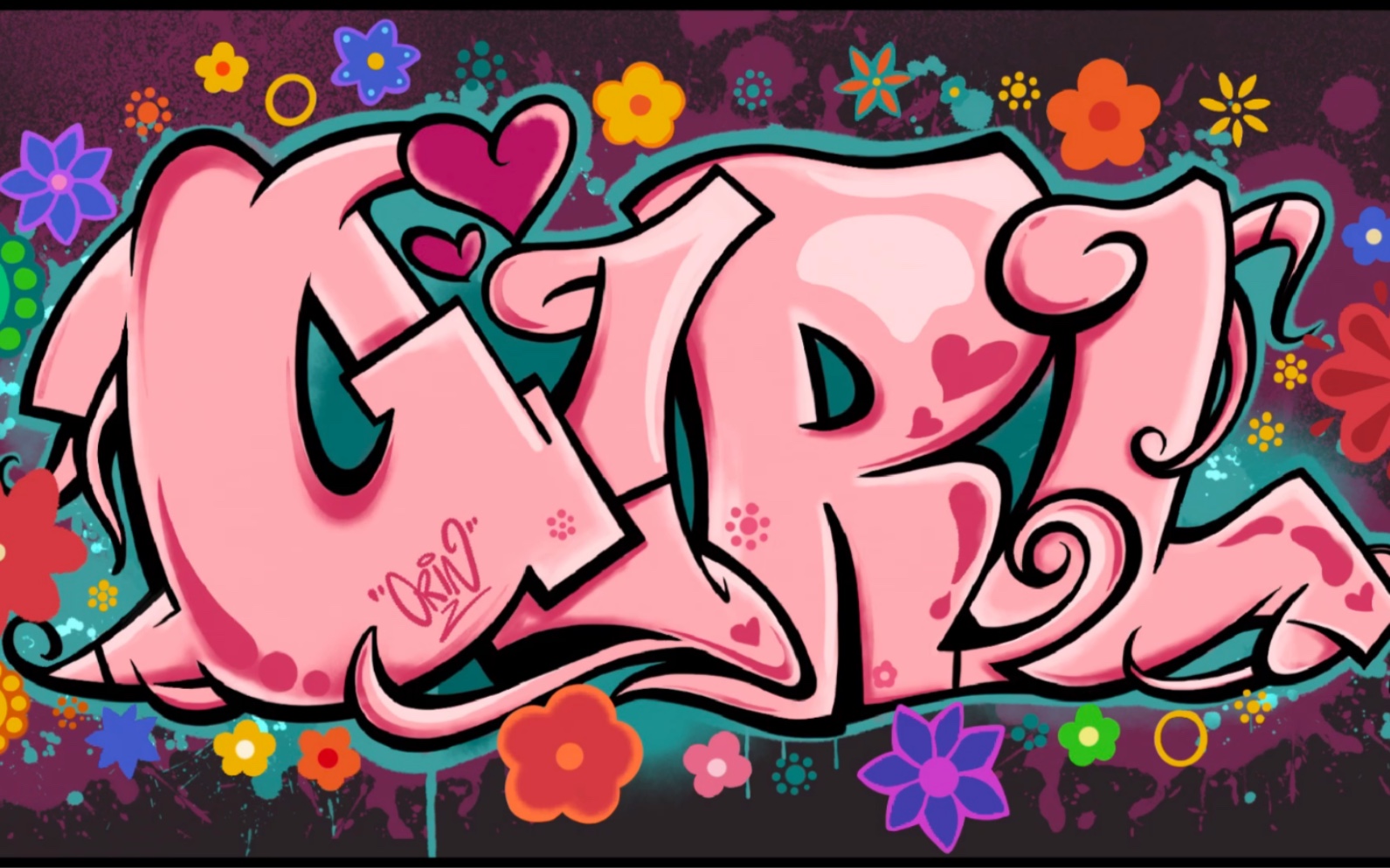 ipad字母涂鸦(创作过程)