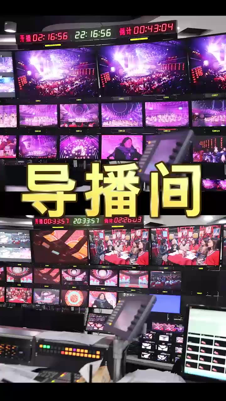 原来湖南卫视的导播间是这个样子的