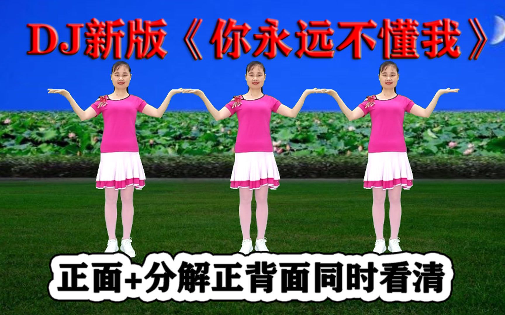 dj热歌广场舞《你永远不懂我》好听红火,好看易学