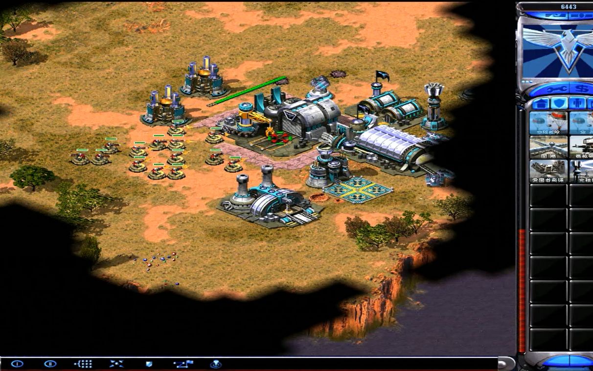 【相声红警1v1】4架伞兵运输机,14人次美国大兵输出, 40 飞兵走位