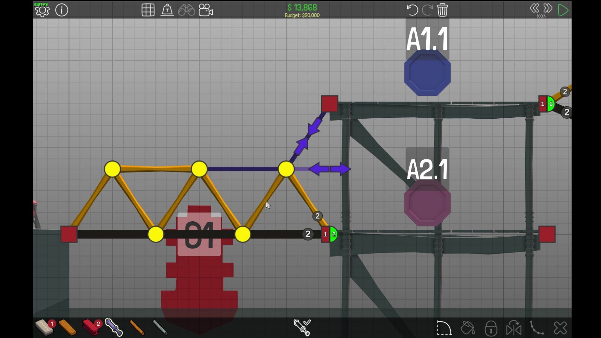 Poly Bridge《桥梁建造师》 215哔哩哔哩bilibili