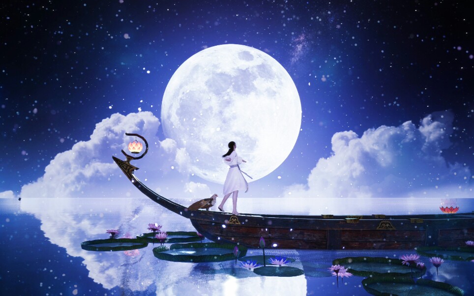 【古剑奇谭网络版】凉风有信,秋月无边——记录下中秋大月亮的节日