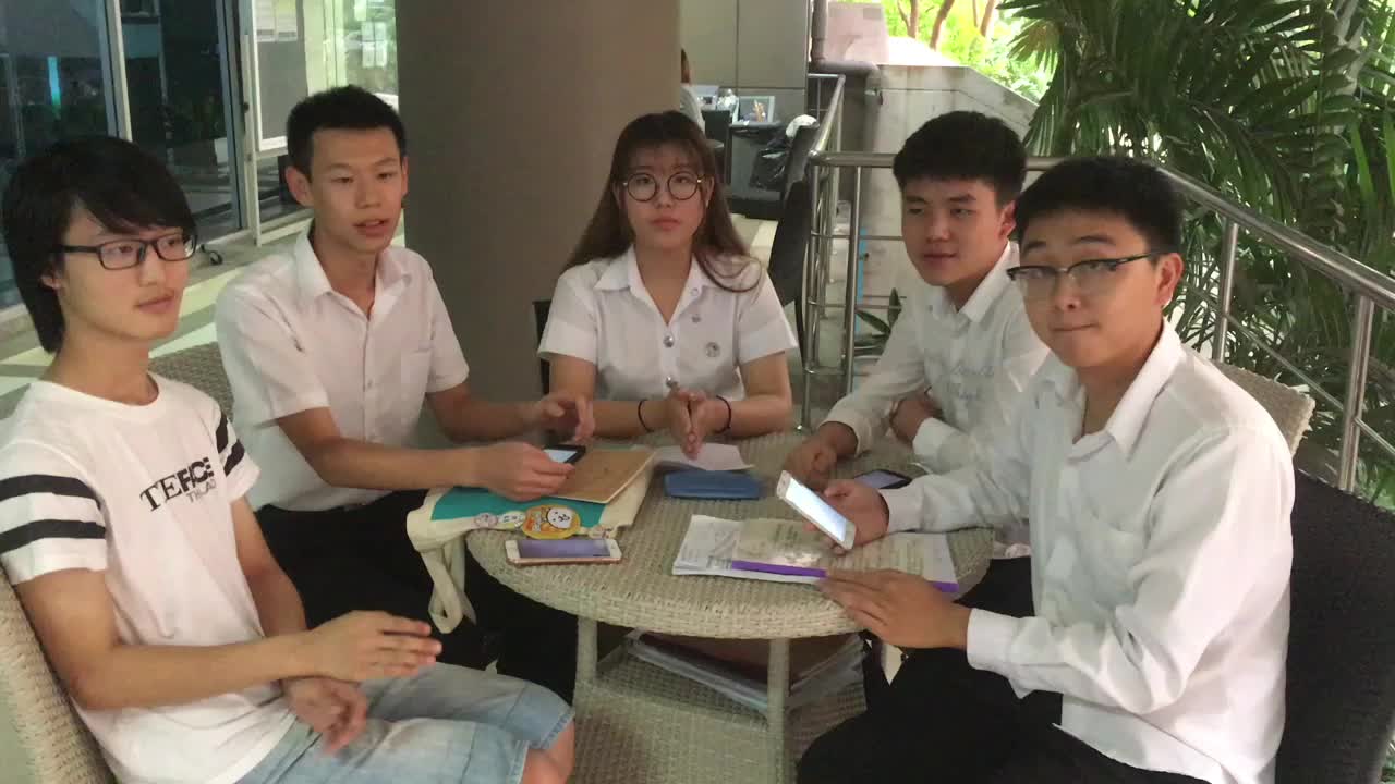 日常-博仁大学caic泰语小组活动 唱歌 心中的秘