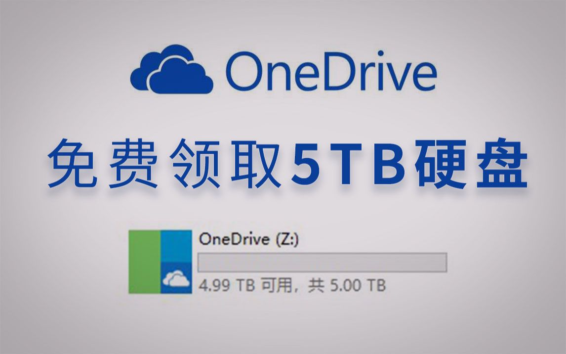 [图]5T网盘免费送白嫖OneDrive云盘远离百度云RaiDrive云盘映射