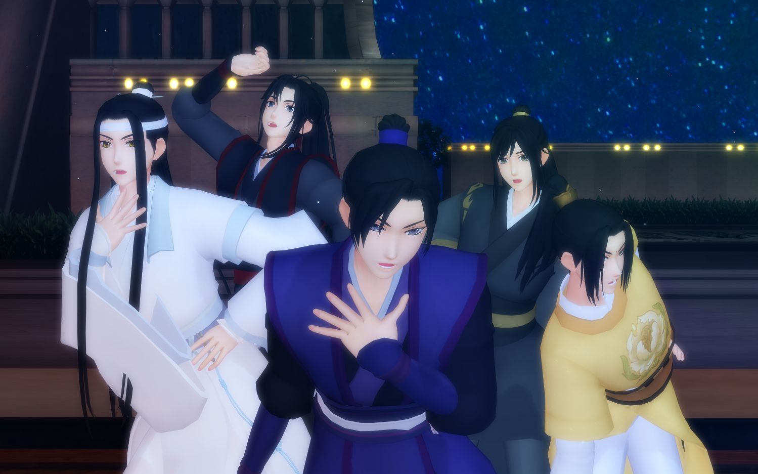 【魔道祖师mmd】carry me off(同窗五人组)_哔哩哔哩_bilibili