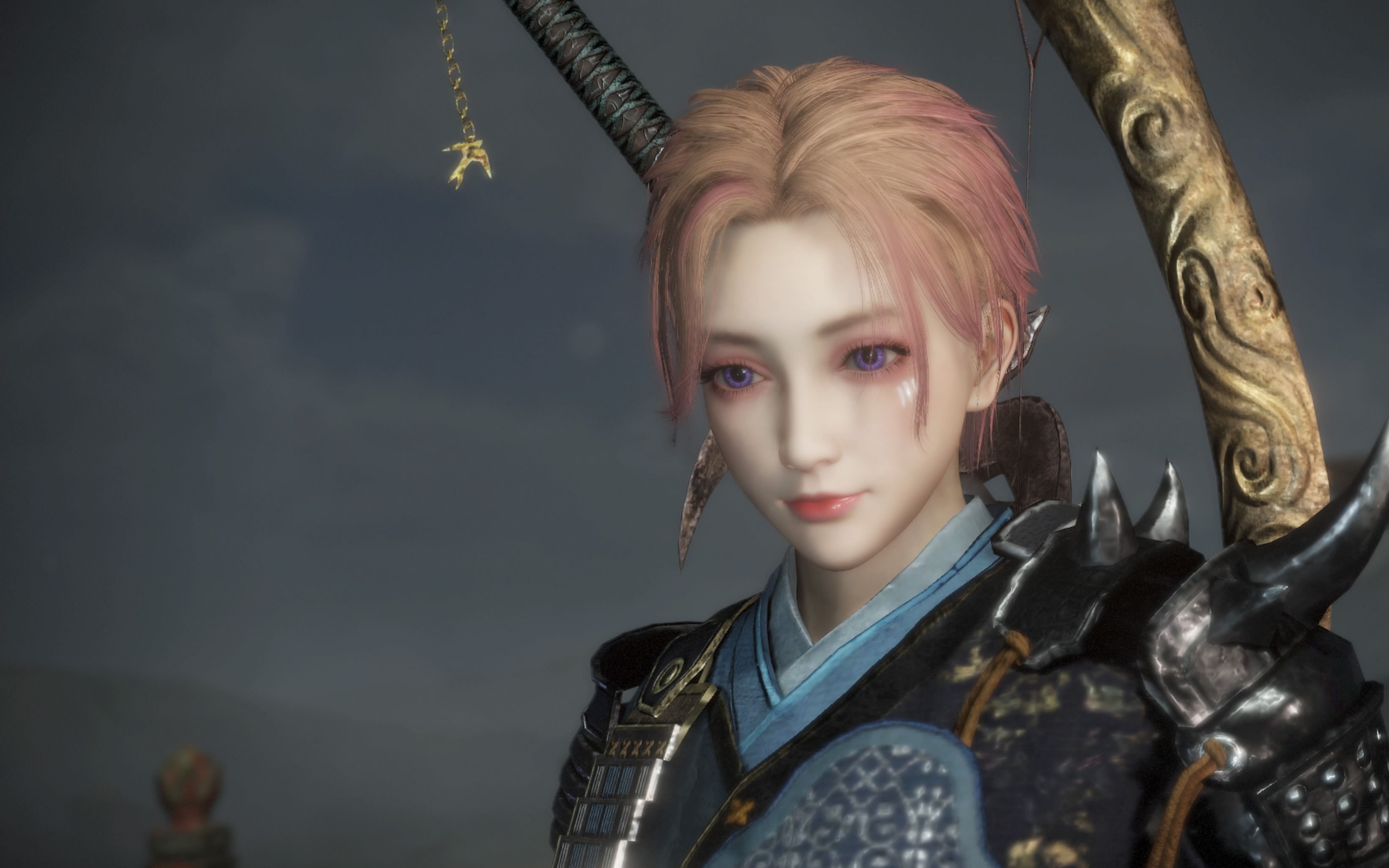 【游聊】仁王2——粉粉粉粉粉毛帅气小哥哥(?)捏脸数据