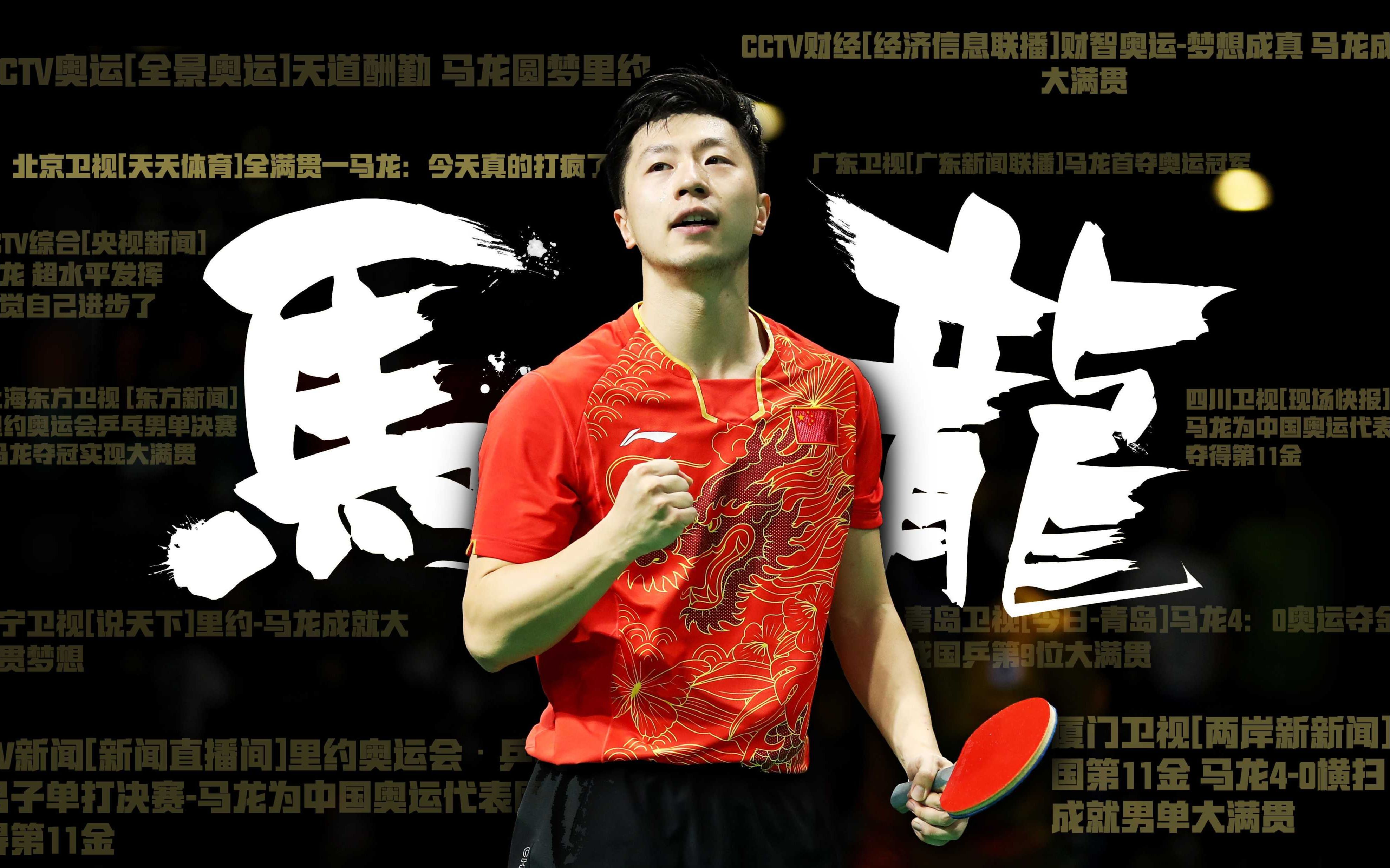 【乒乓球】  马龙 和 各路高手的 对战成绩~ 【1080p】