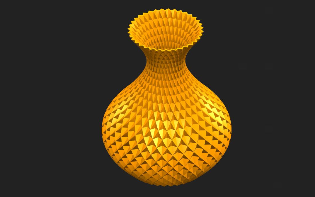 ug教程 建模实战案例 黄金花瓶