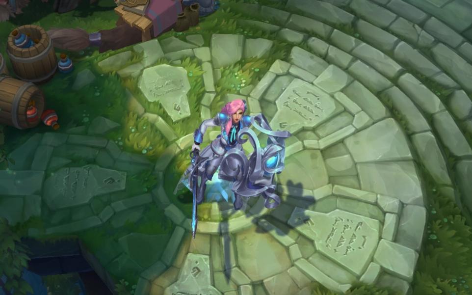 活动  【lol】蕾欧娜烈阳执事碧空炫彩皮肤演示