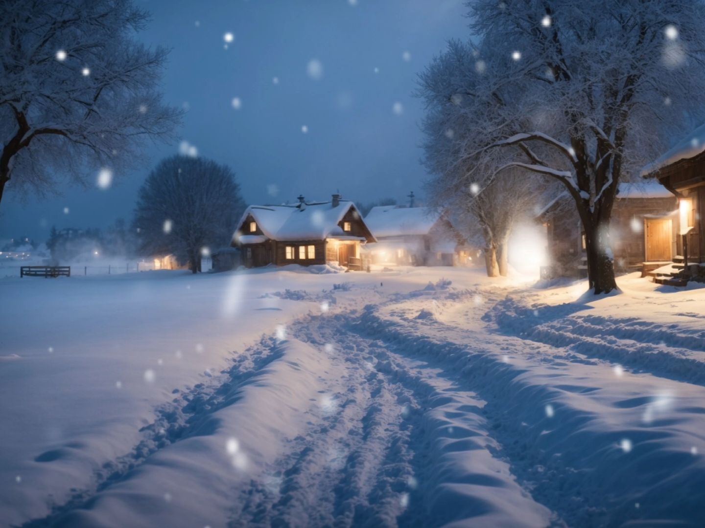 除夜雪 背景图片