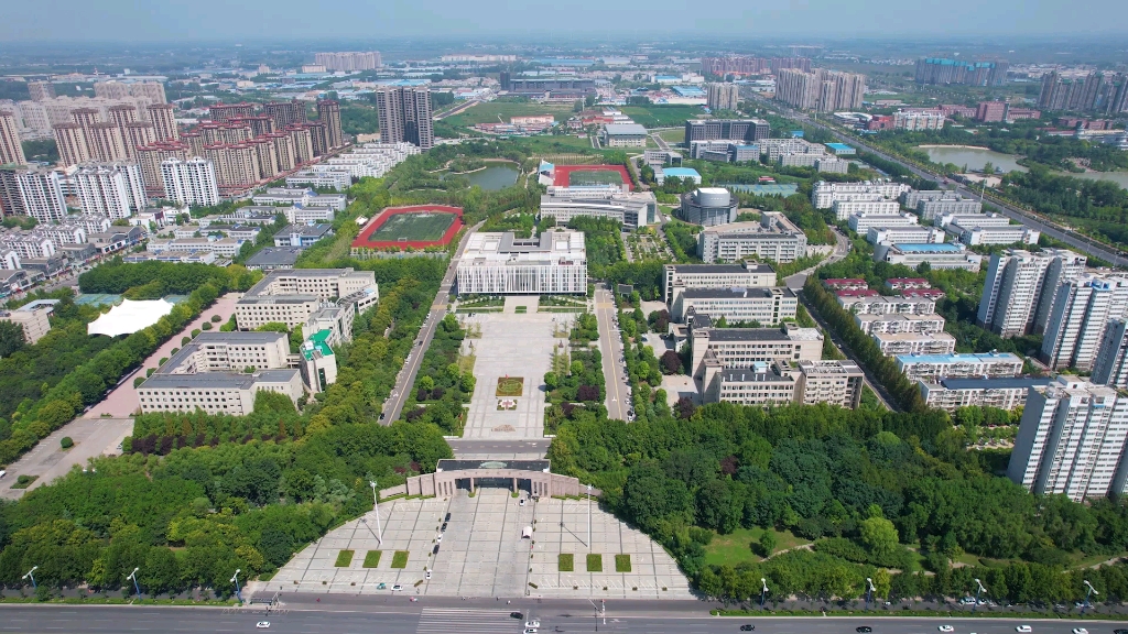 周口师范学院鸟瞰图图片