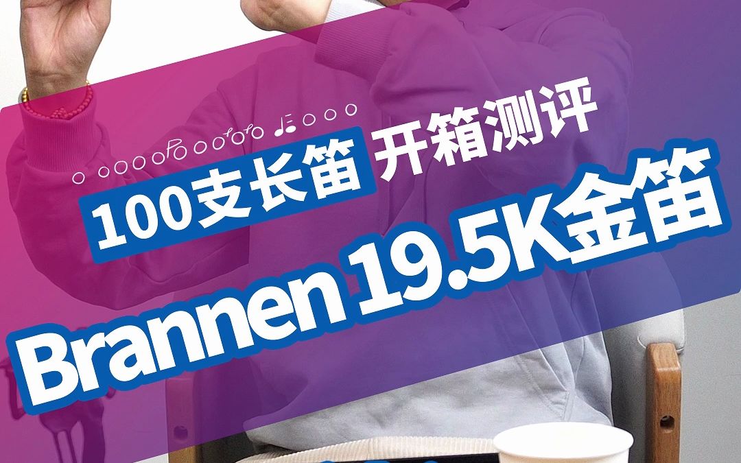 【100支长笛开箱测评】Brannen19.5K金笛(上)哔哩哔哩bilibili