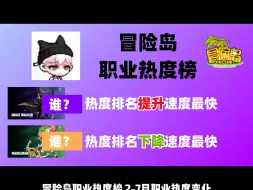 Download Video: 冒险岛职业热度变化，六转哪个职业强一目了然