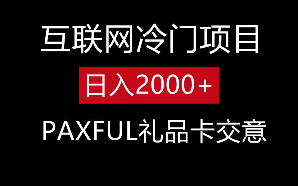 国外礼品卡paxful (P网)日入2000+,项目经验分享.哔哩哔哩bilibili