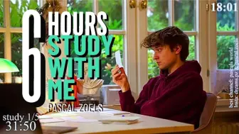 Download Video: 6-HOUR study with me 📚🌧 rain sounds & pomodoro timer 60 & 10