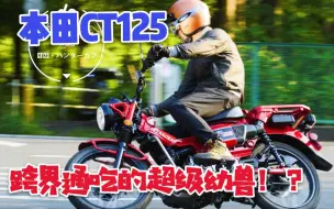 本田怕山寨不敢引进中国？日本实拍猎人幼兽CT125，幼兽ADV版！高级钓鱼车？