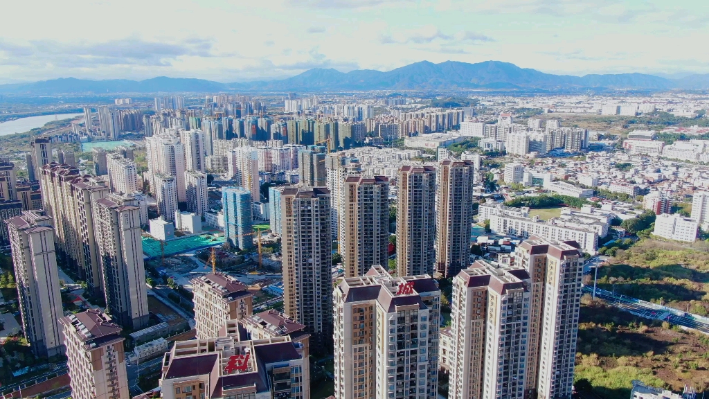 航拍漳州万科城