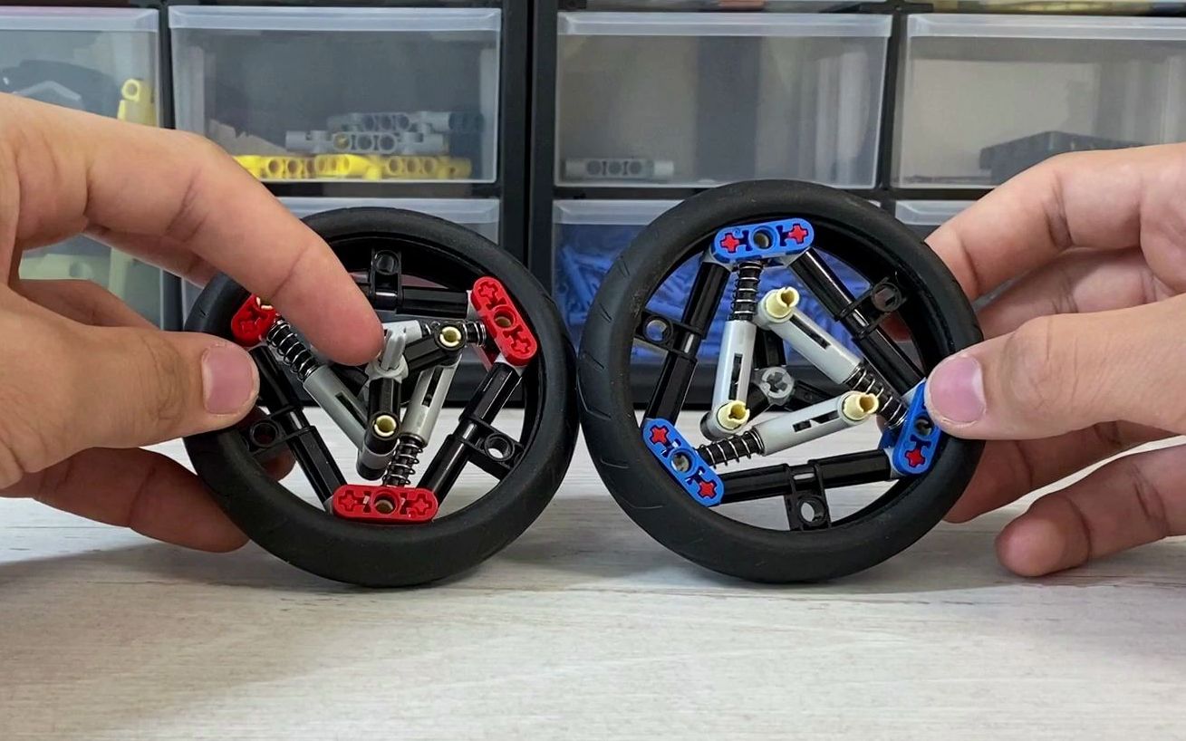 车毂避震自行车轮  lego乐高 technic科技/机械 moc