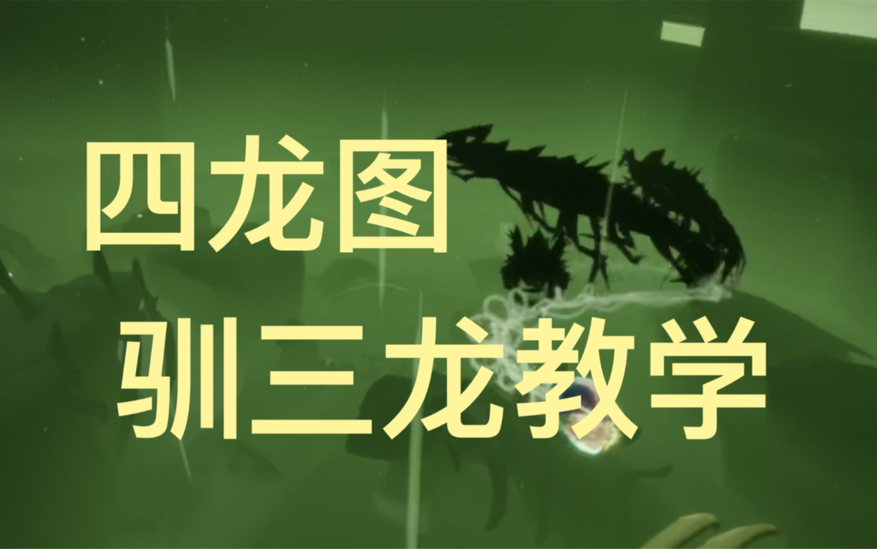 【光遇】8月更新最新驯三龙教学教程