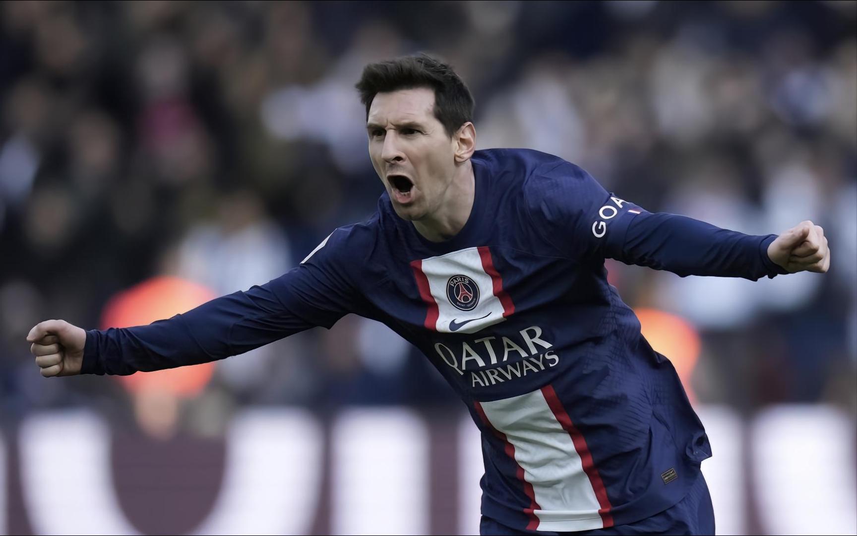 【无解说现场版】巴黎4:3里尔 梅西任意球绝杀瞬间 王子公园球场震撼