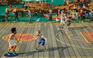 Download Video: Steam游戏NBA 2K 欢乐竞技场2玩一场比赛，游戏英文名称NBA 2K Playgrounds 2