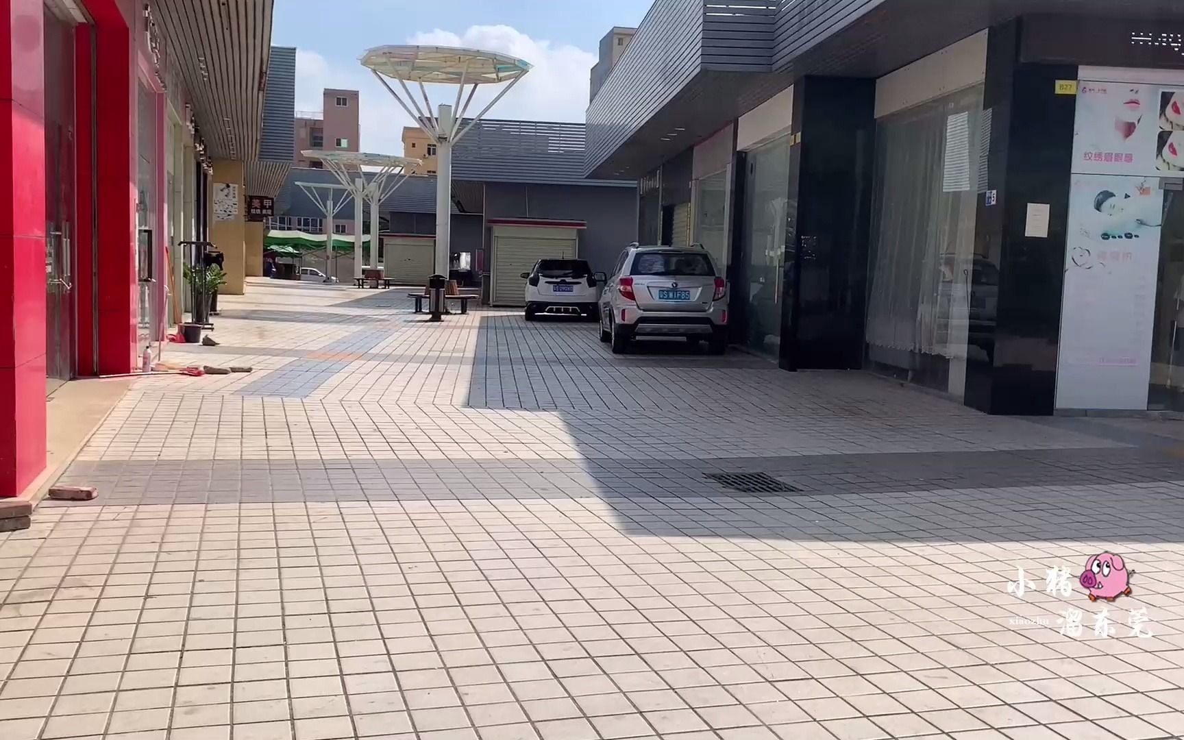 广东东莞:实拍大岭山大塘商业街,百分之60的店铺都在对外出租!