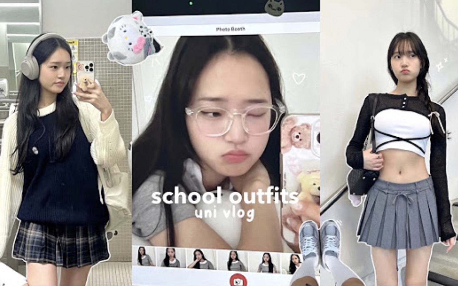 [图]saranghoe | 9.26uni vlog：我去大学一周穿什么（pinterest/学校服装 inspo + 想法）