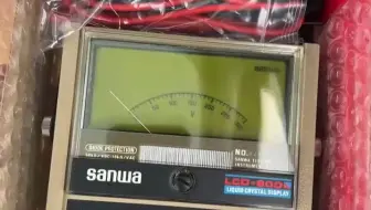 sanwa 的第一个用上 LCD的万用表