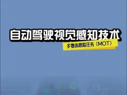 Tải video: 自动驾驶视觉感知技术，多物体跟踪任务（MOT）