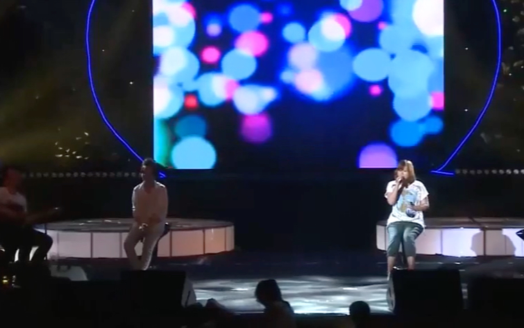 歌手模仿大赛:彩虹羽泉间奏solo02吉他solo0202翻弹7