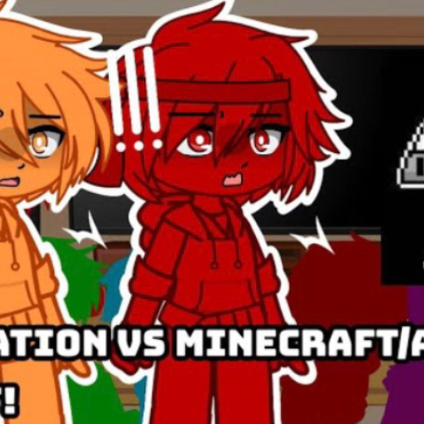 UNDERTALE AU reacts to Animation vs. Minecraft Shorts EP 1 & 2_哔哩哔哩_bilibili