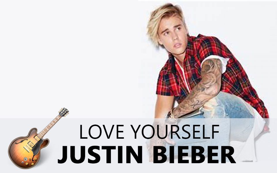 【garageband作品】《love yourself》(justin bieber cover)
