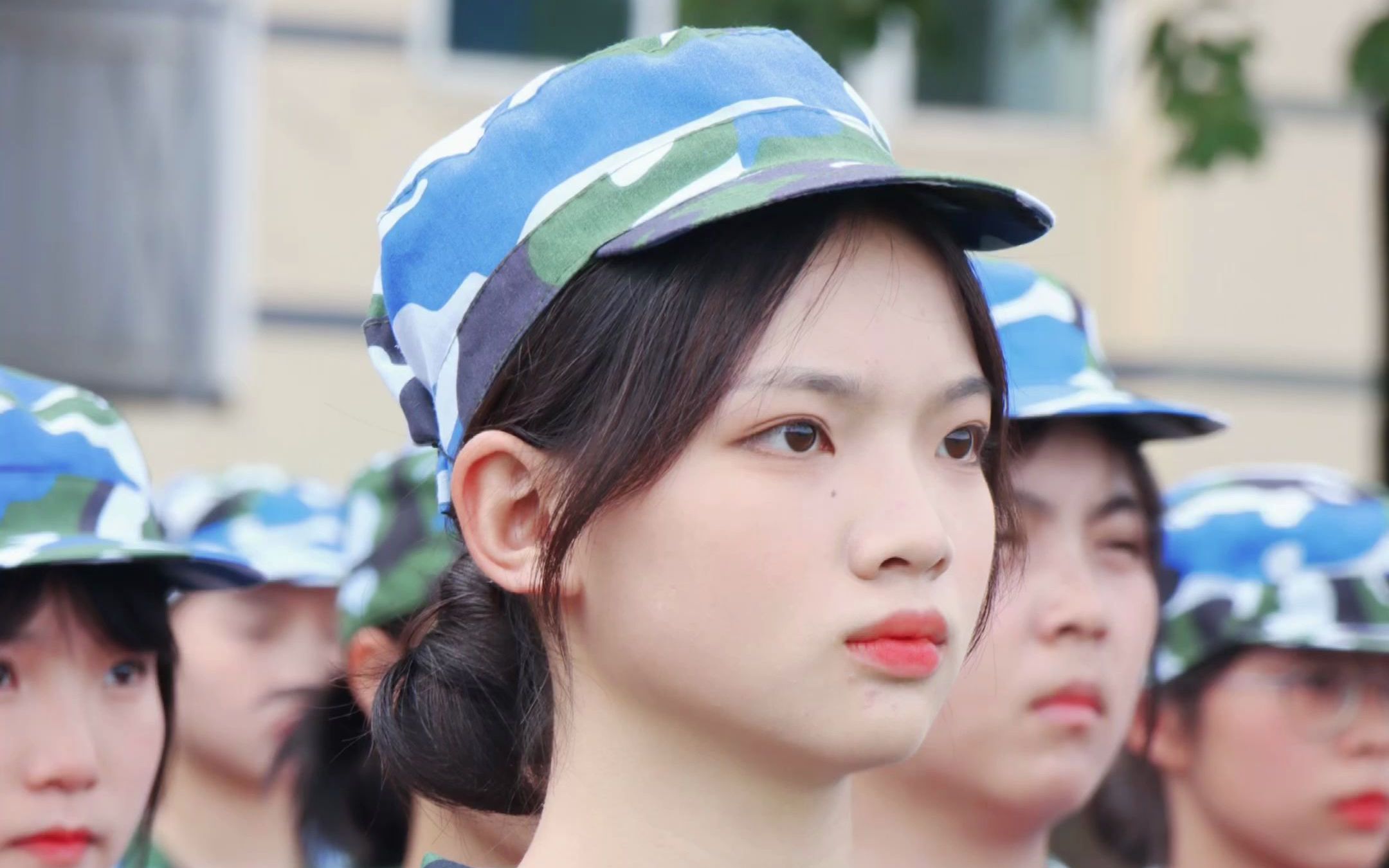 军训高颜值小姐姐来啦_哔哩哔哩_bilibili