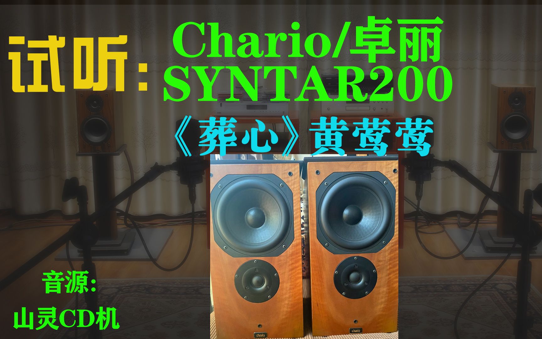 试听:Chario卓丽SYNTAR200《葬心》黄莺莺3500入二手书架箱哔哩哔哩bilibili