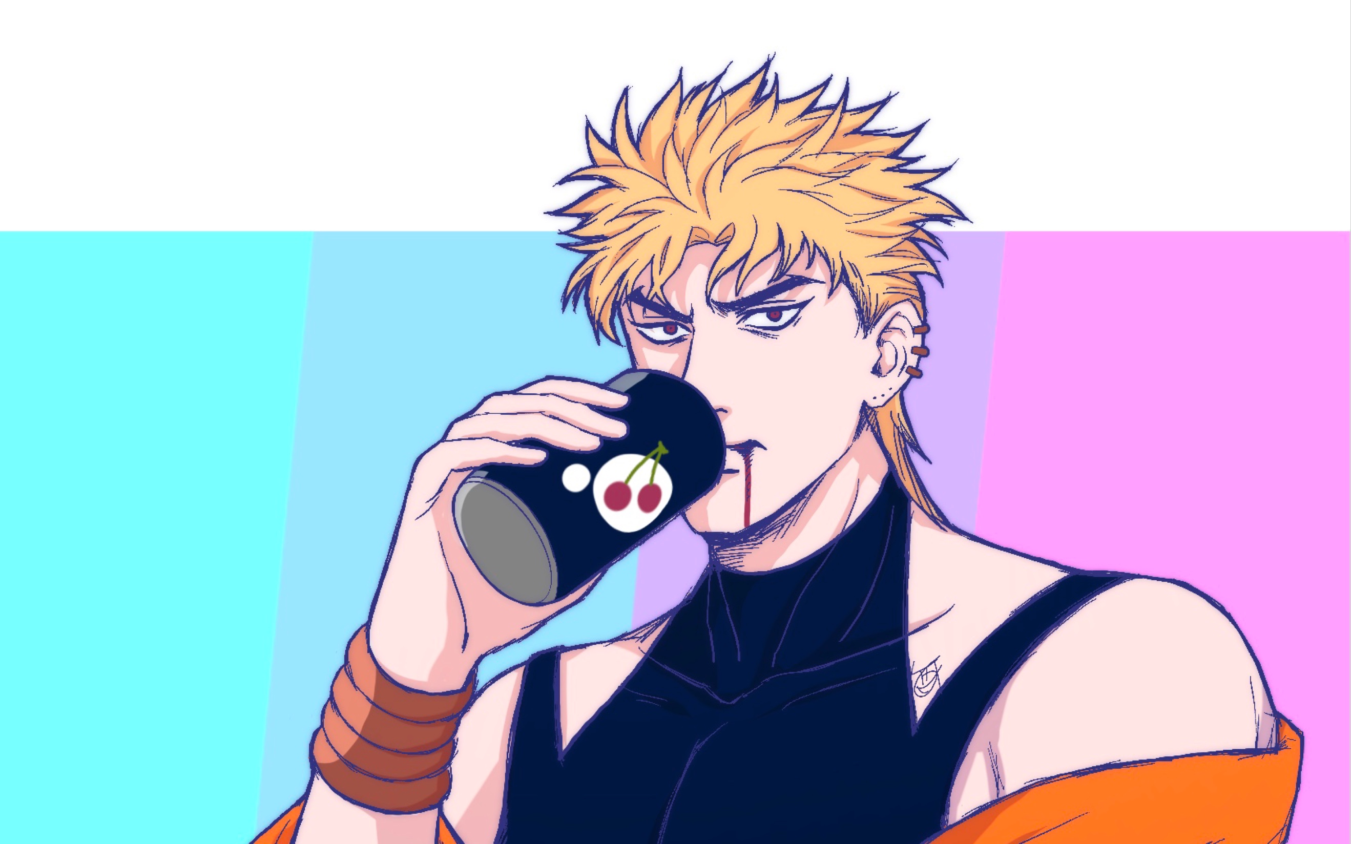 【ipad】子安武人dio描图/考哥不要/摸鱼过程