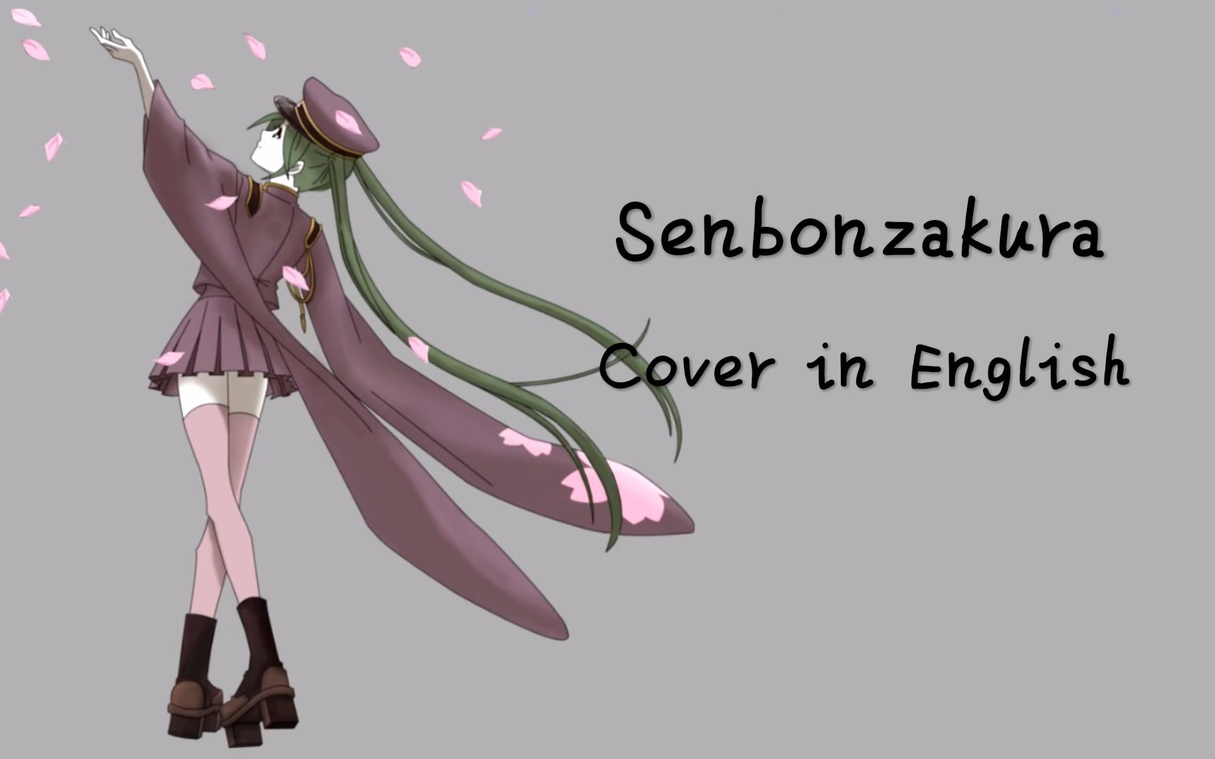 [图]【千本桜】Senbonzakura唯美英语版翻唱1.5倍速调音版 Cover by Lizz Robinett