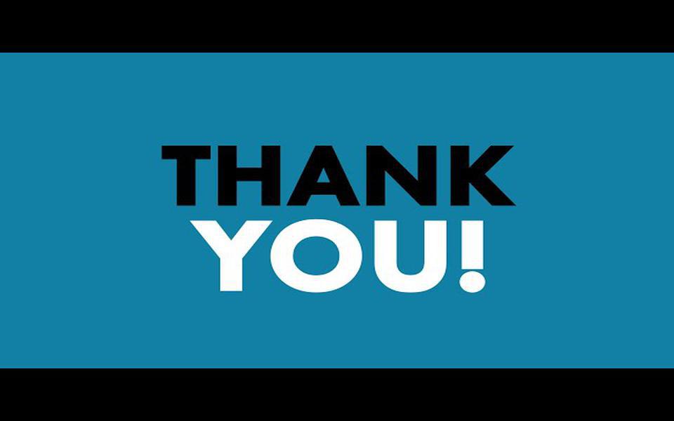 i want to be the one to thank you