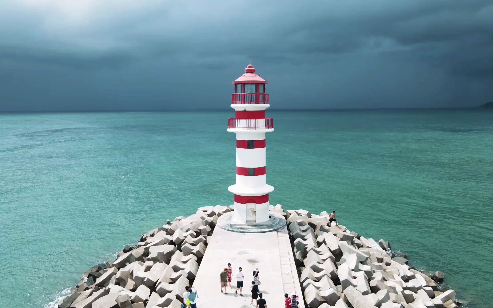 海南万宁神州半岛灯塔航拍 - mavic air 2 dji