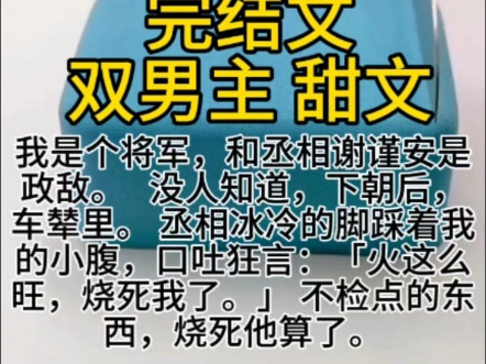 我是个将军,和丞相谢谨安是政敌. 没人知道,下朝后,车辇里. 丞相冰冷的脚踩着我的小腹,口吐狂言:「火这么旺,烧死我了.」 不检点的东西,烧死...