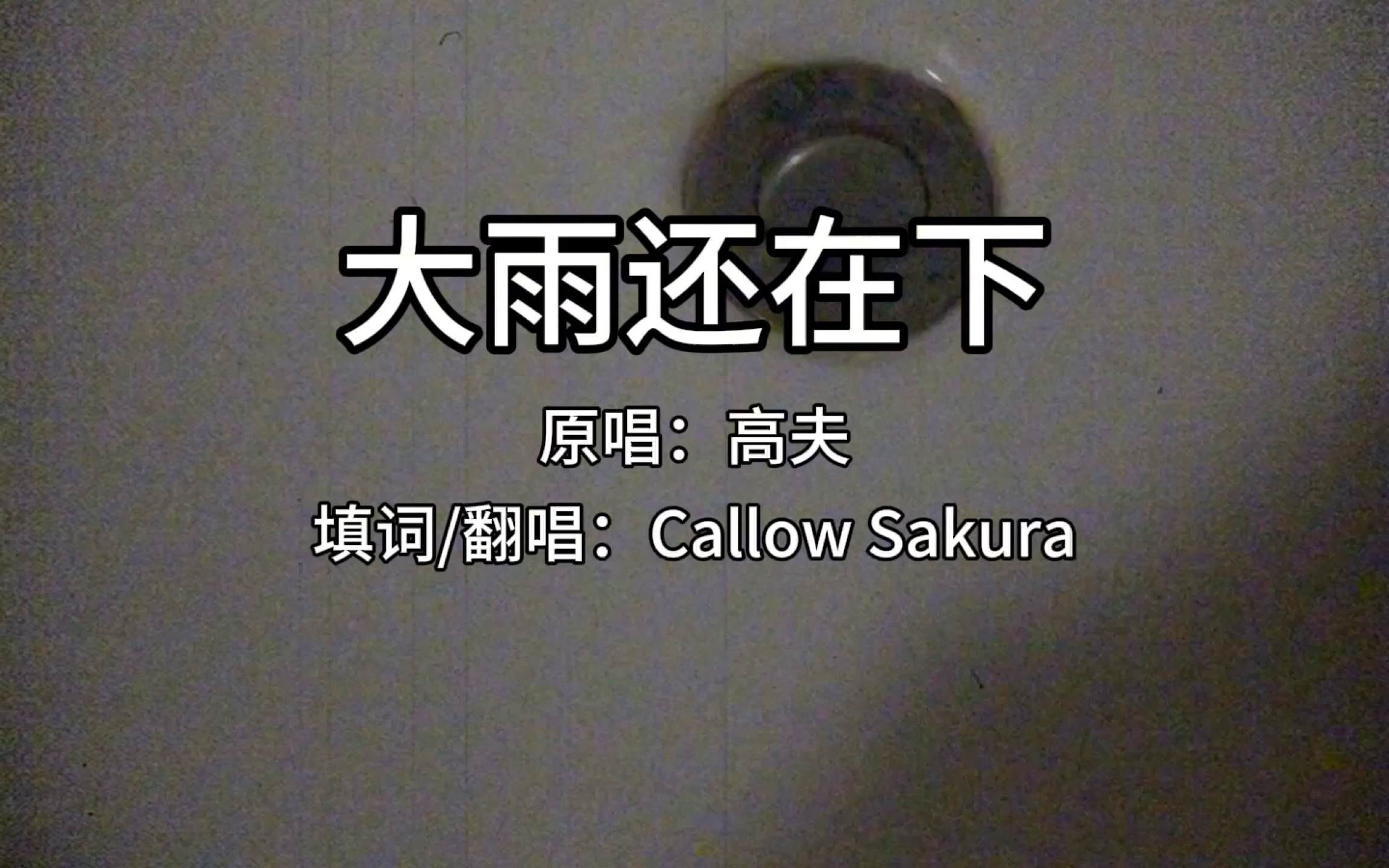 大雨还在下,我们还是妥协了 - covered by callow sakura