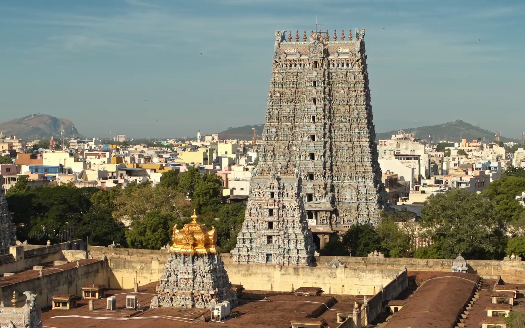 世界建筑奇观—印度泰米尔纳德邦米娜克希神庙旅游宣传片/madurai