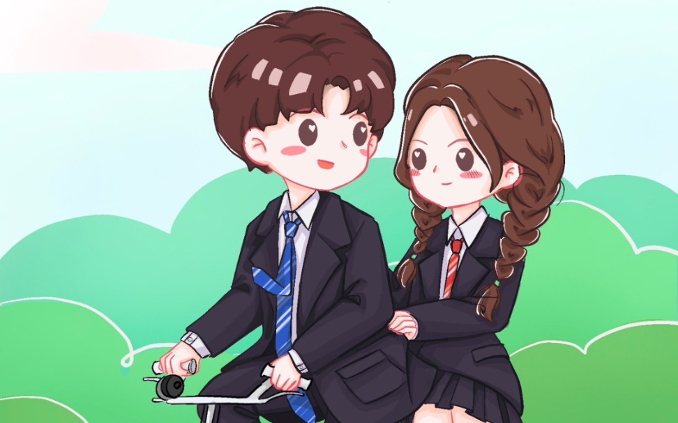 自行车不会带人?他的后座专属于她