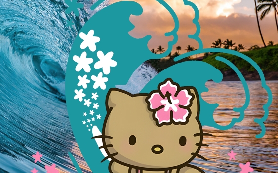 黑皮hello kitty 系列壁纸