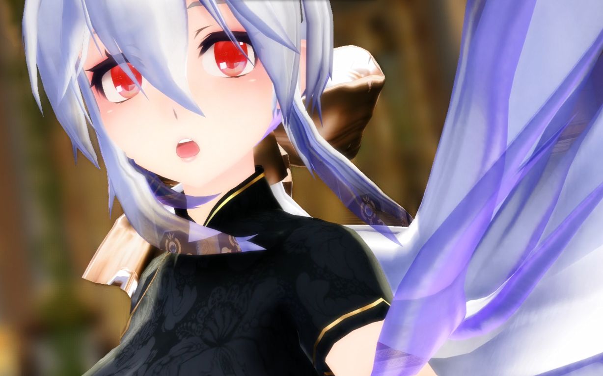 【mmd弱音】haku大姐姐旗袍极楽浄土~_哔哩哔哩 (゜-゜)つロ 干杯