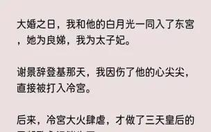 下载视频: （全文已完结）大婚之日，我和他的白月光一同入了东宫，她为良娣，我为太子妃。谢景辞登基...