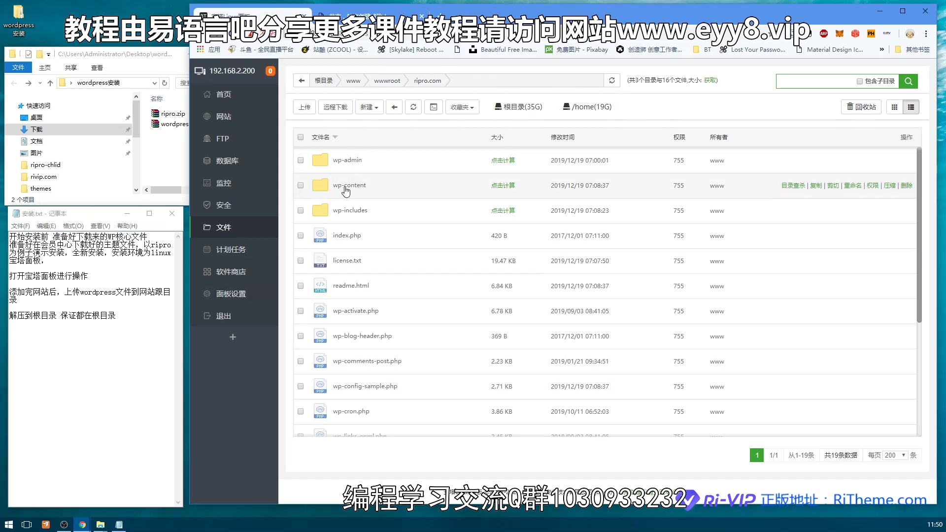 1分钟wordpress建站与使用RiPro主题安装设置教程哔哩哔哩bilibili