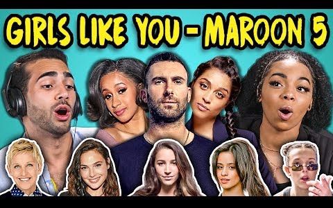 美国成年人看GIRLS LIKE YOU  MAROON 5 (Ft. Cardi B)哔哩哔哩bilibili