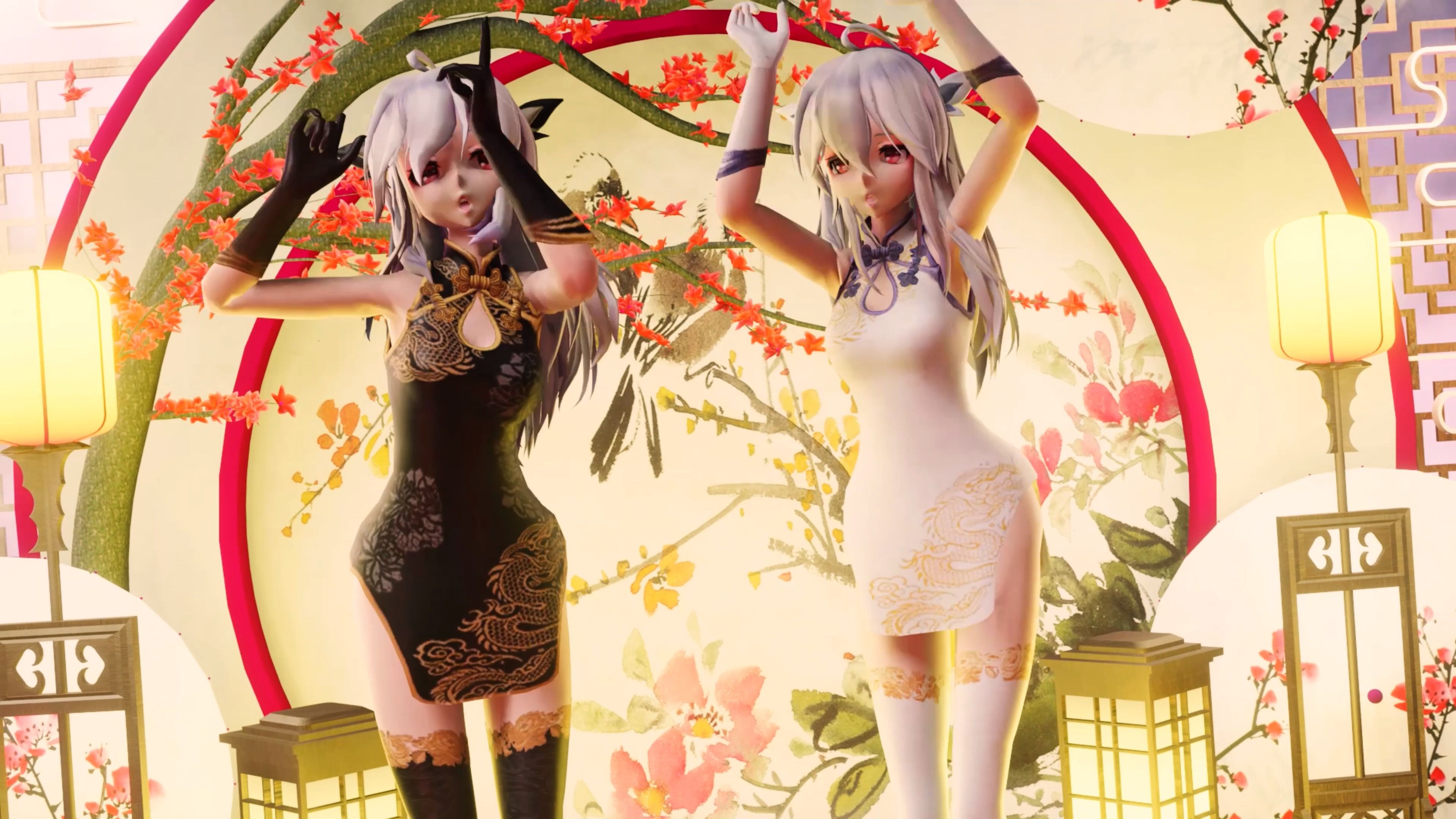 【mmd】7815双生旗袍弱音 7815霜雪千年7815